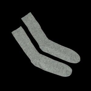 KIP Cashmere Sleep Socks in Gray OS NWOT